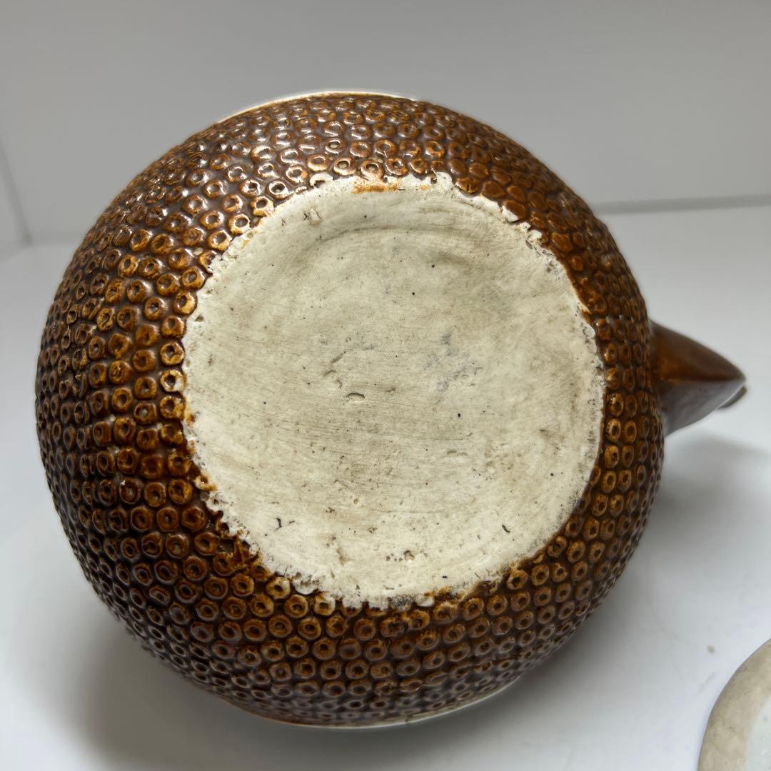 江戸時代 平戸焼 茶注 幅約18.5㎝ 東Y7-1104④トヒチサ