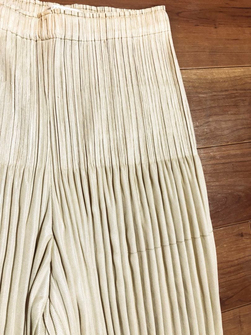 PLATS PLEASE プリーツサルエルパンツ レモンイエロー