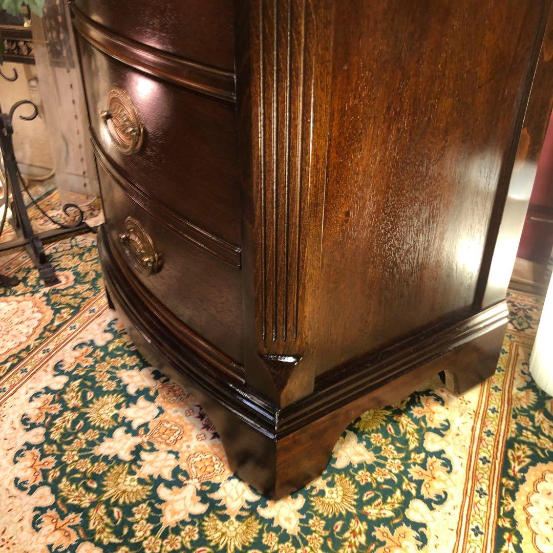 ヴィンテージ US アンティーク3段コンパクトアクセントキャビネット