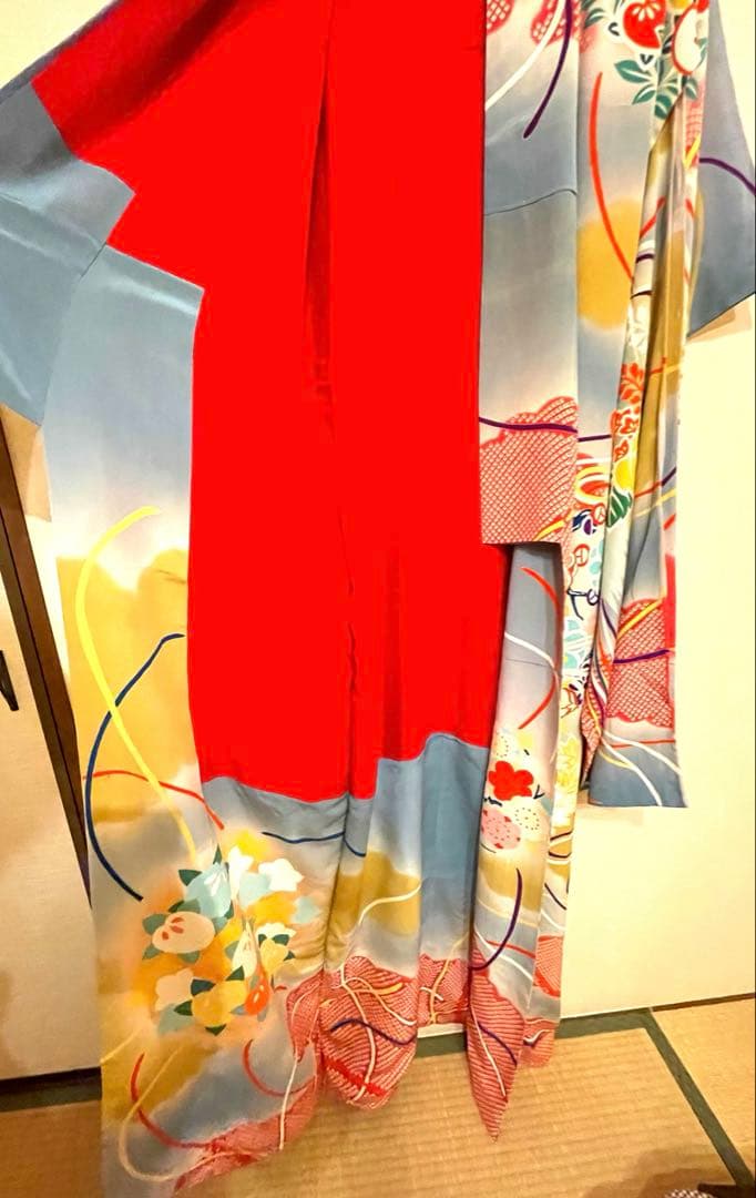 即購入OK！美品！豪華アンティーク振袖 刺繍が美しい