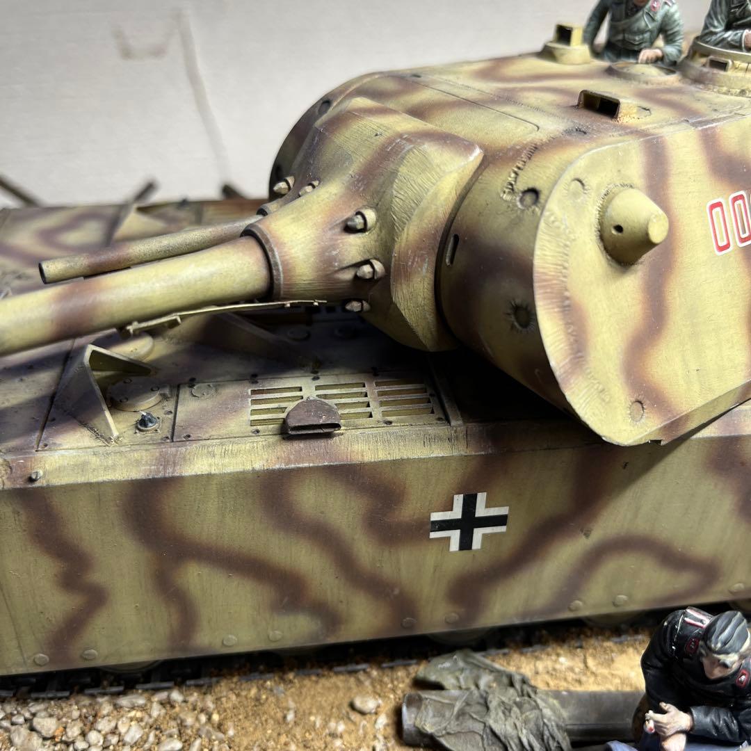 1/35 ドイツ軍　超重戦車マウス　ジオラマ