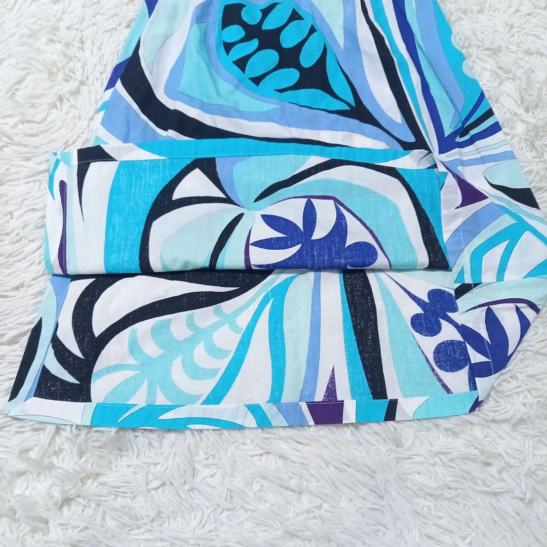 エミリオプッチ　スカート　コットン　プッチ柄　花柄　リゾート　夏　マルチカラー