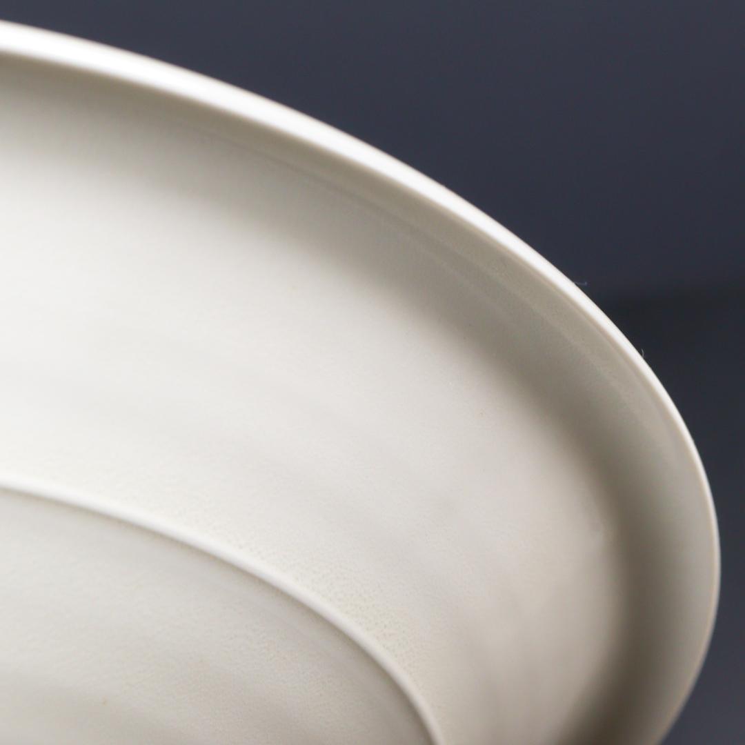 塚本快二 快山窯 白瓷 菓子鉢 25cm 白磁 共箱 美品 - メルカリ