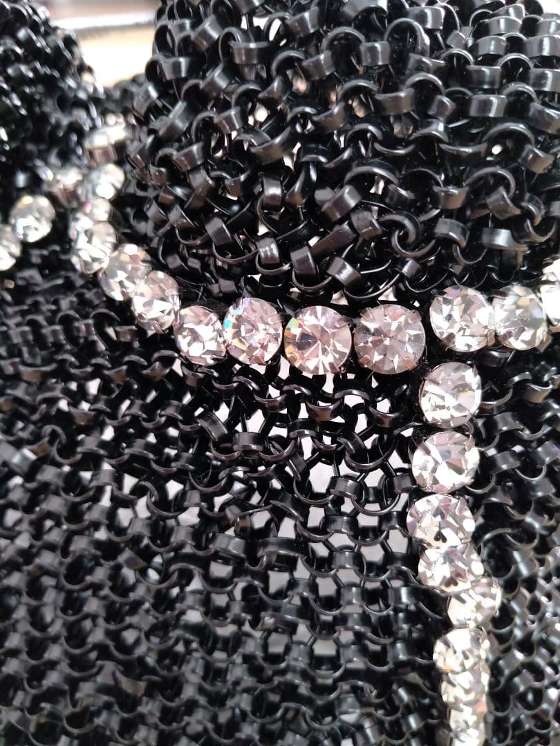 みー「アンテプリマ」超レアなデザイン　ワイヤー・ラインストーン・バッグ