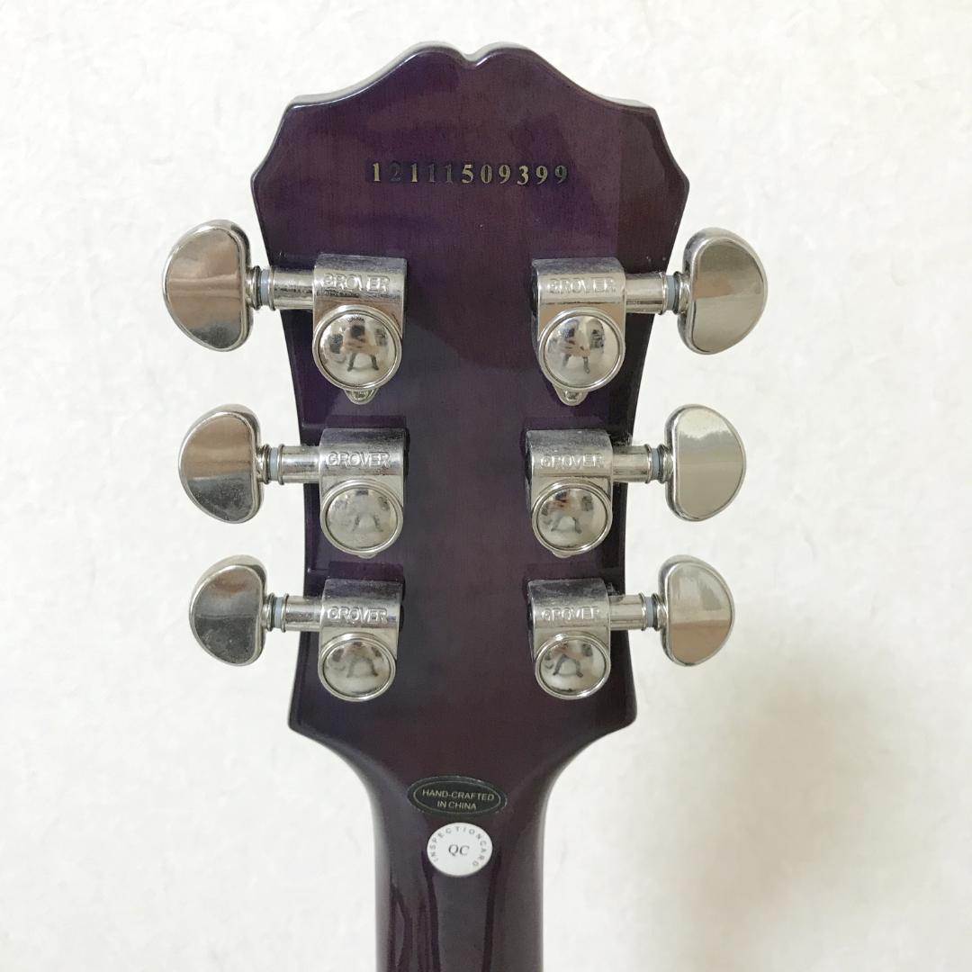 【美品】Epiphone レスポール STANDARD PRO エレキギター 紫
