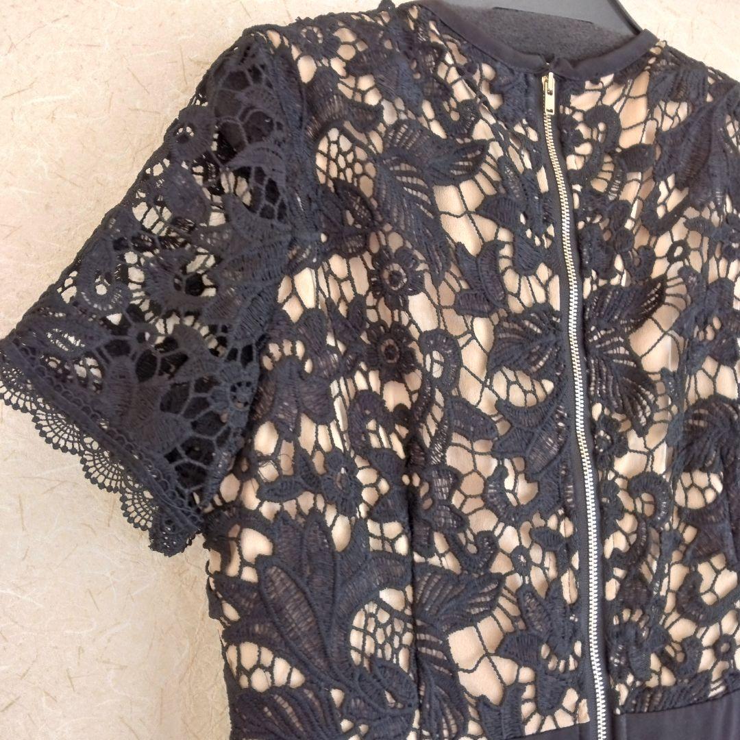 エミリア・ウィズ☆ブラックオールレースロングワンピース