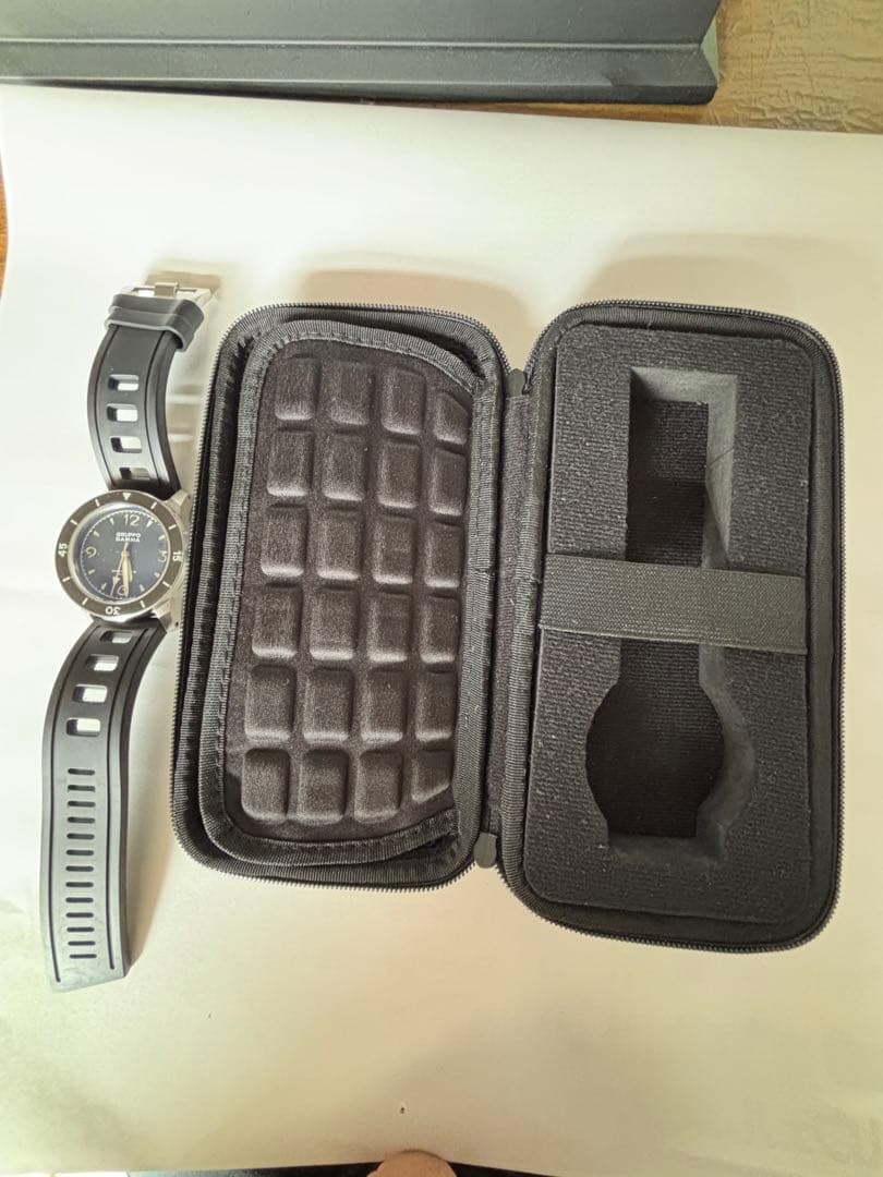 希少GRUPPO GAMMA ダイブマスター　ダイバーズウォッチ ラバーベルト