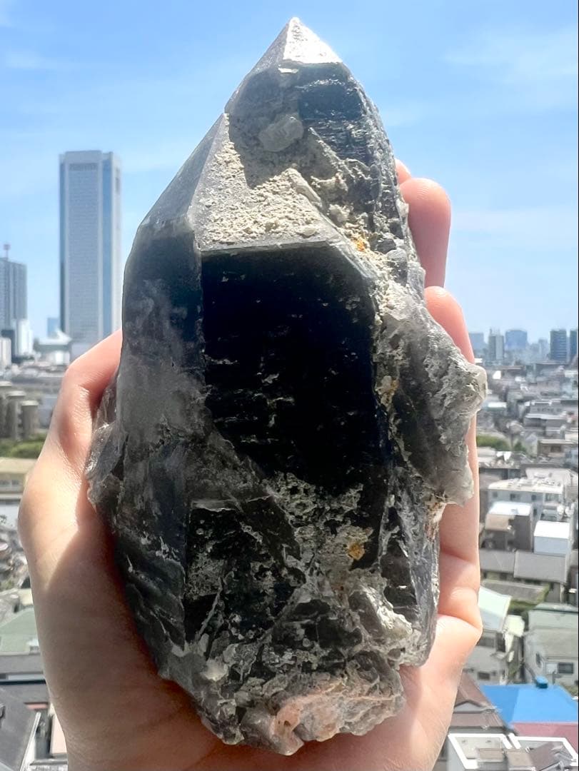 最終価格✨美✨希少✨AAAAAチベット産 ドリームコート モリオン 叡智の黒神殿