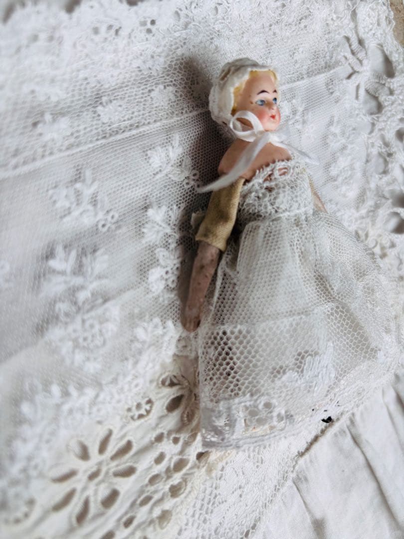 ❤︎10cm チャイナヘッドドール 1900年 アンティーク ビスクドール