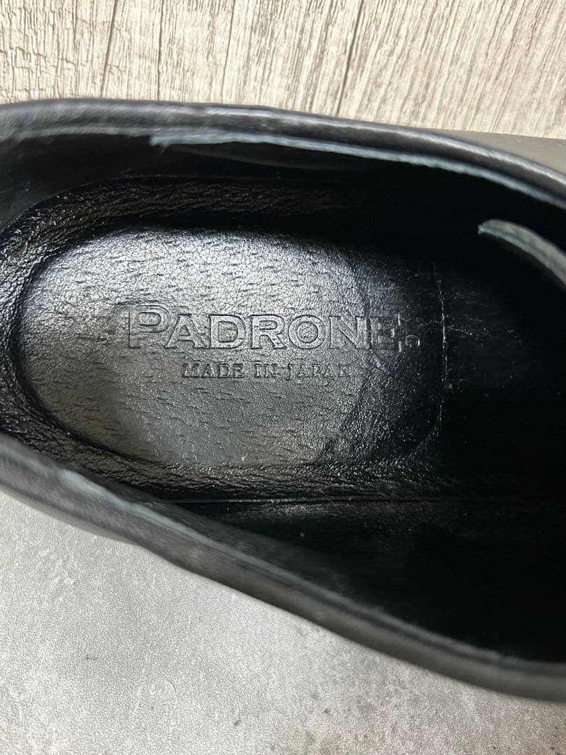 PADRONE パドローネ チロリアンシューズ チャンキーソール 42 黒