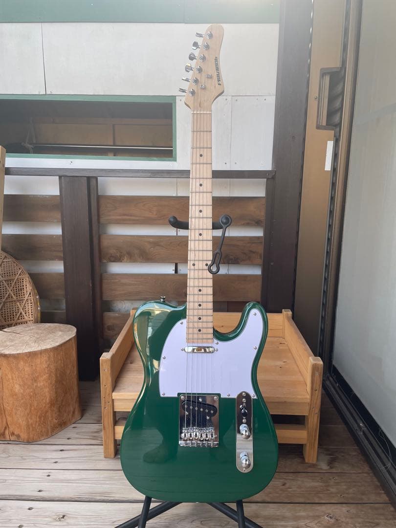 プレイテック　テレキャスタータイプ エレキギター　極美品 Amazon | PLAYTECH (プレイテック) エレキギター TLタイプ Maple Red