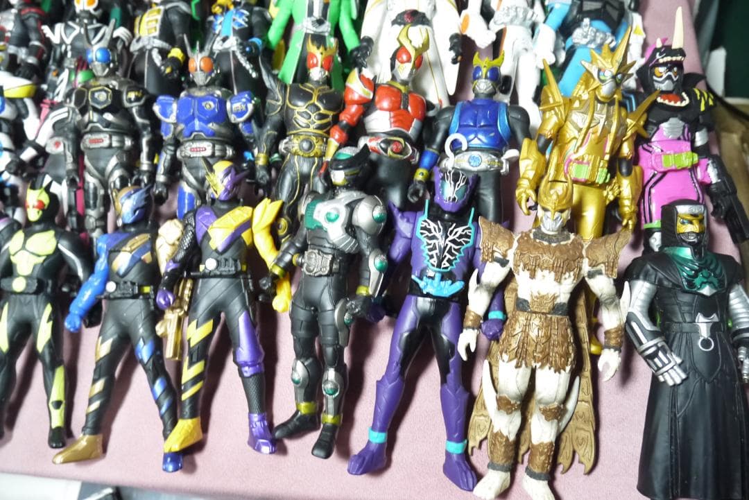 ライダーヒーローシリーズビッグサイズソフビフィギュア仮面ライダー94体