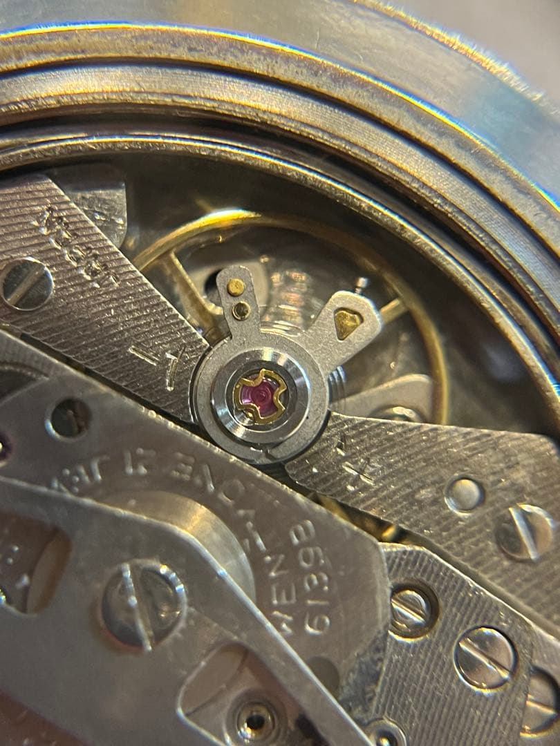 6139-8050 セイコー　スピードタイマー　不動ジャンク　巻棒抜　部品取りに