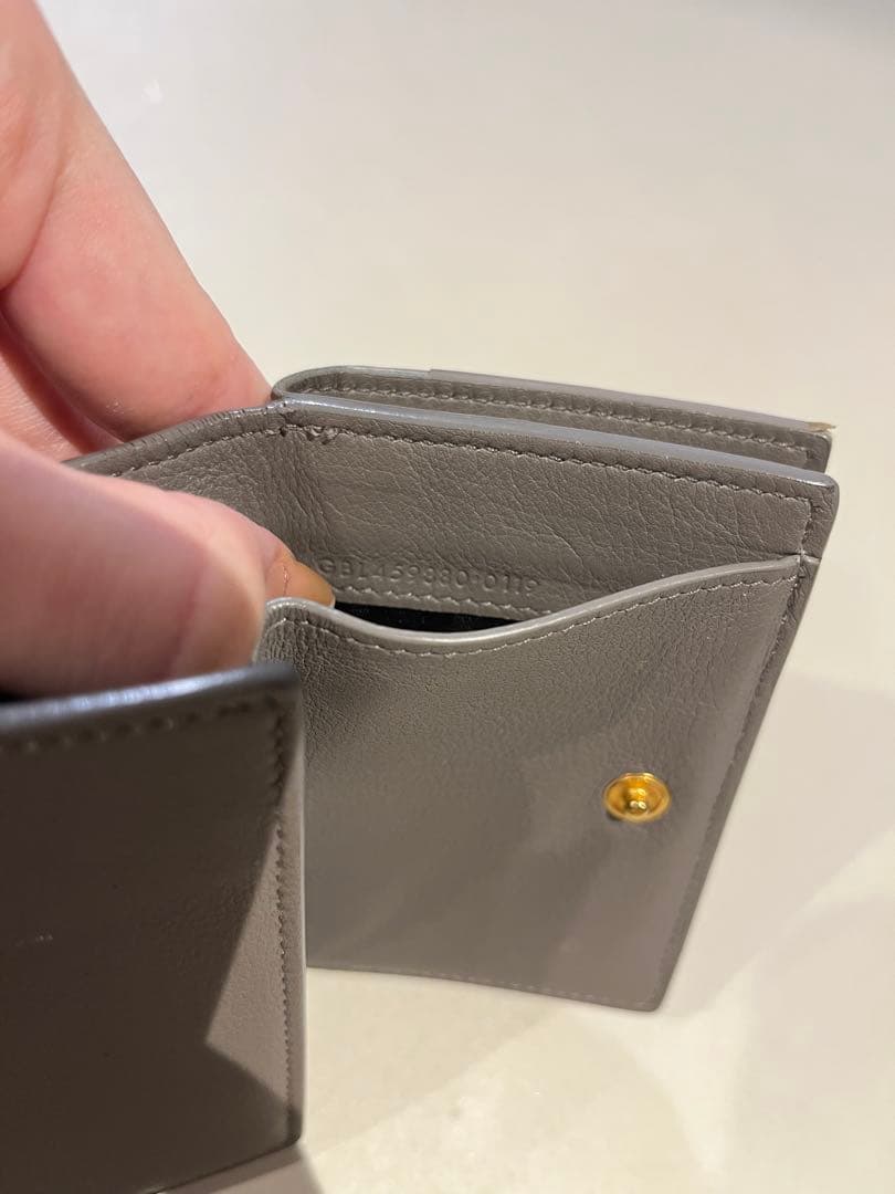 楽天市場】【新品】 サンローラン 三つ折り財布 オリガミ タイニー