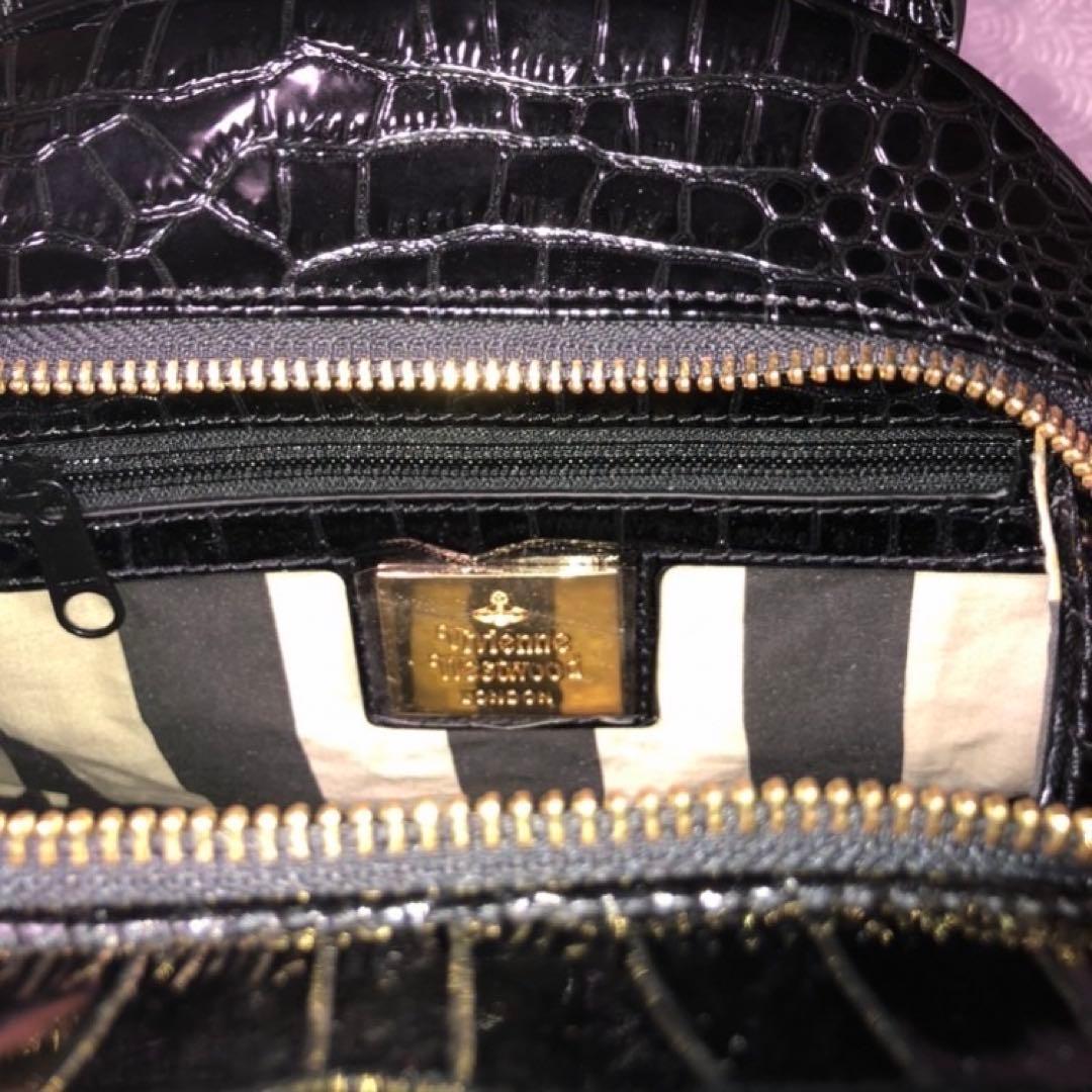 d*9様 Vivienne Westwood クロコダイル風　ハンドバッグ