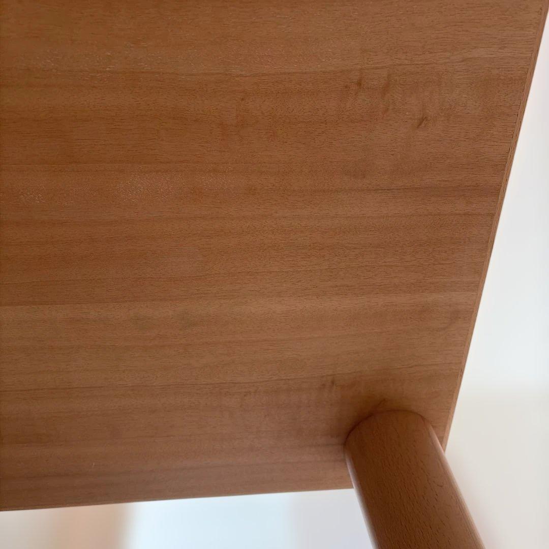 【カリモク60+】ダイニングテーブル800（ピュアビーチ） （現行品8.9万円）