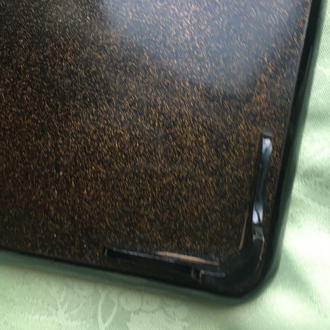 逸品 極上春の七草蒔絵 四方脚付膳 蓋付碗セット C