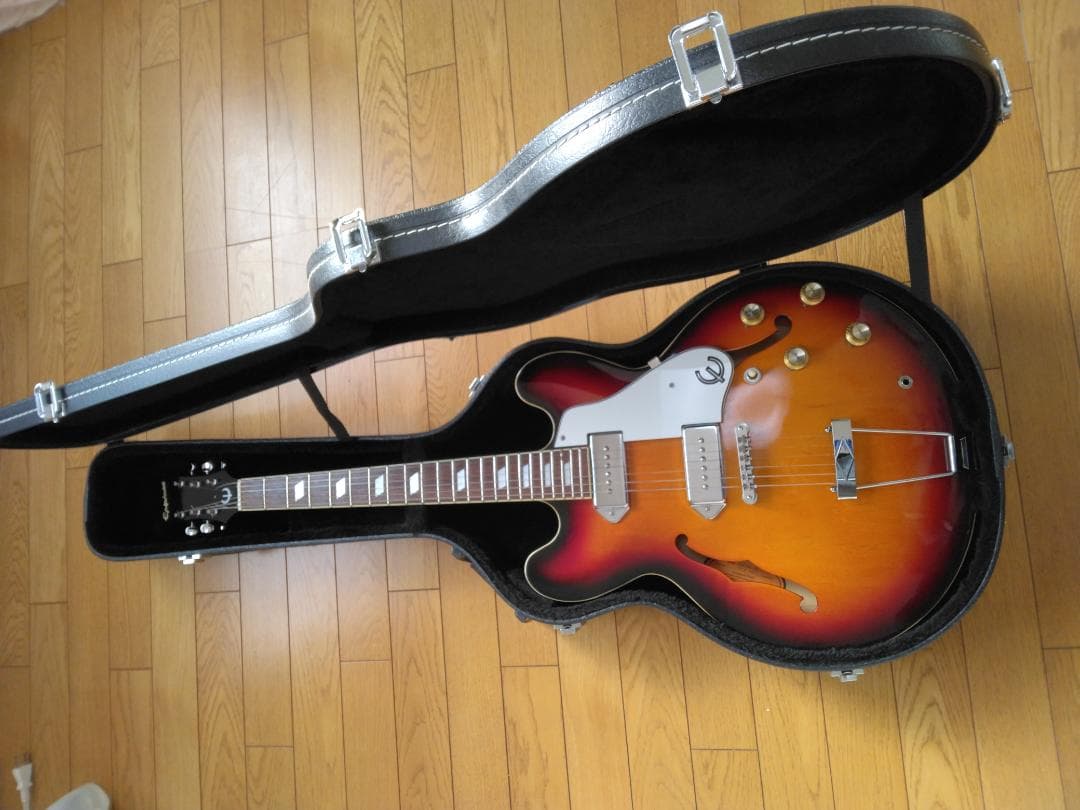 Epiphone　Casino　1997年製　ピアレス　純正ハードケース