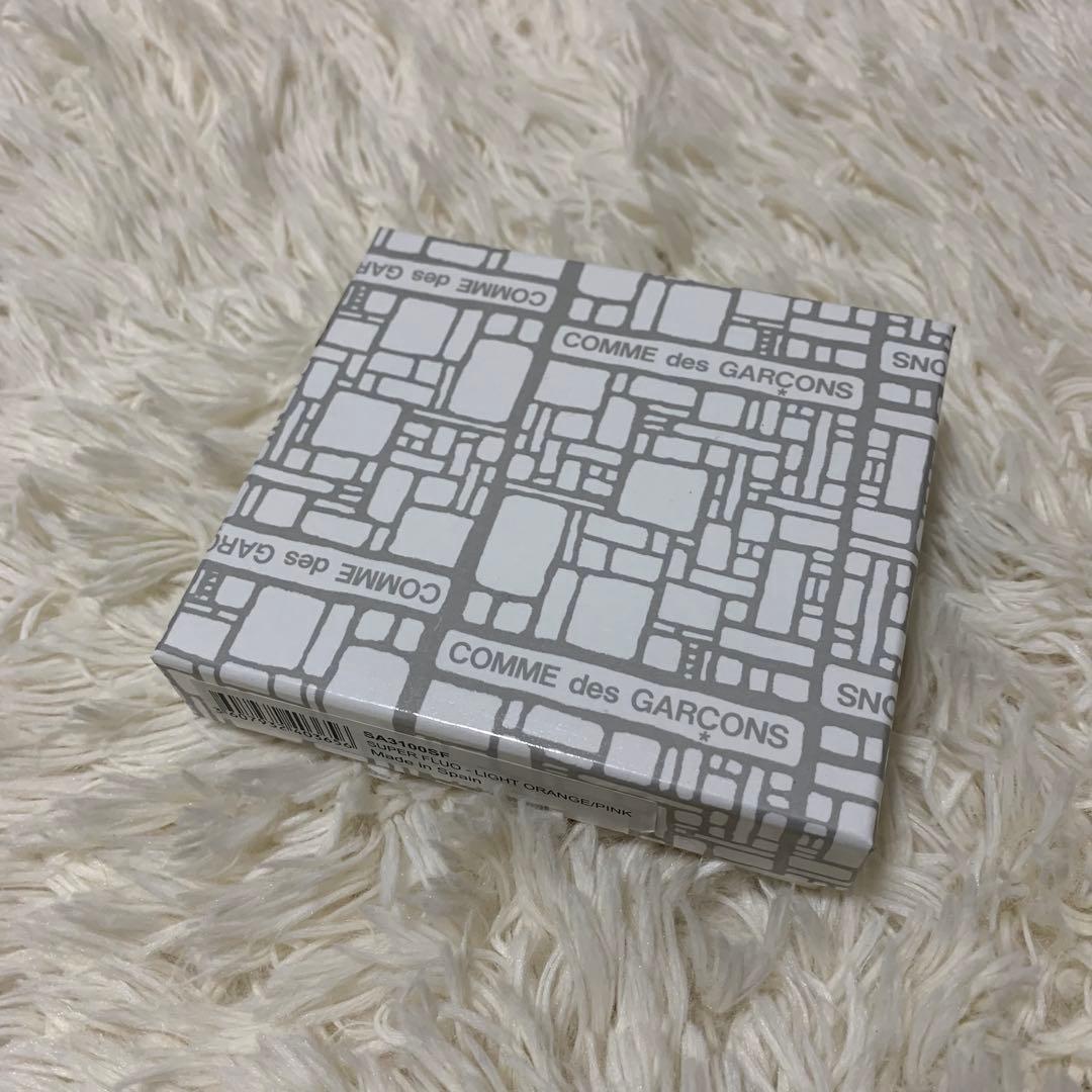 コムデギャルソン SUPER FLUO 財布　オレンジ/ピンク　SA3100SF