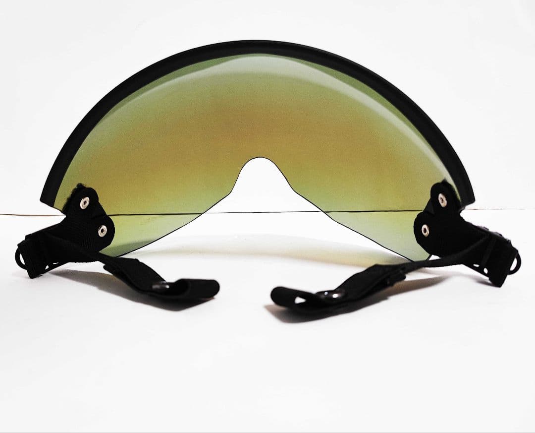 米軍 HGU-55 ヘルメット用 MBU-20 レーザーバイザー ゴールド Flight