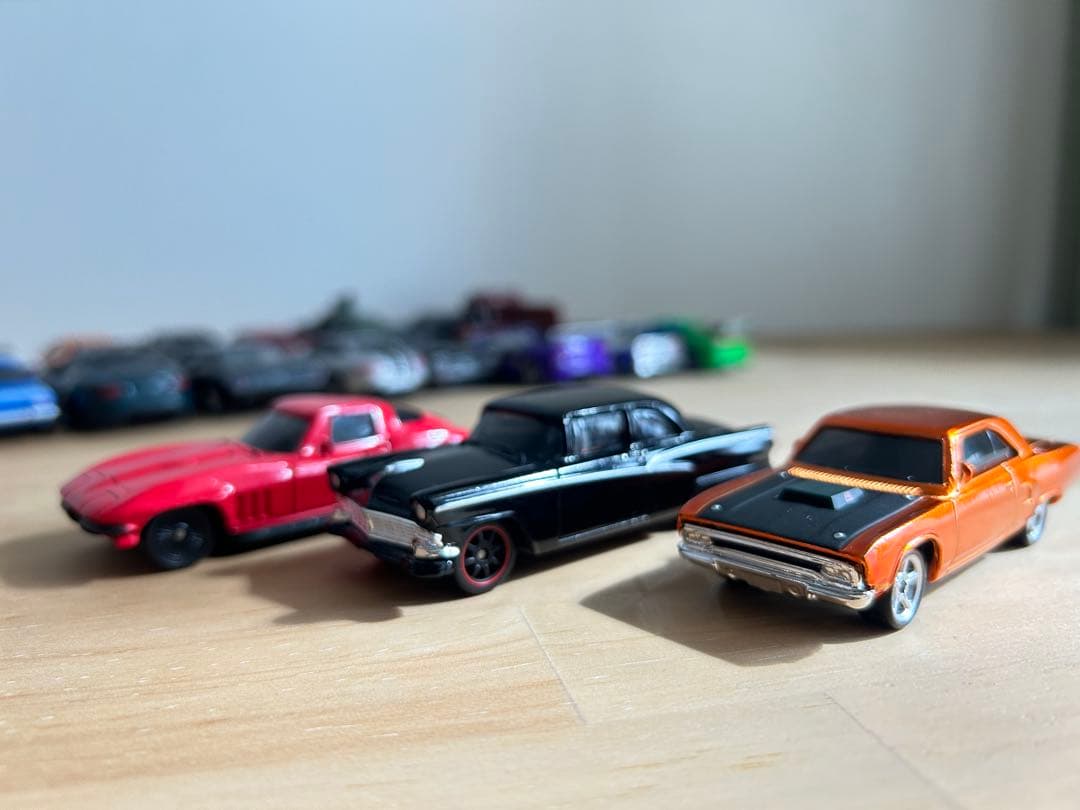 1/55 スケール ワイルドスピードシリーズ　ミニカー34台セット