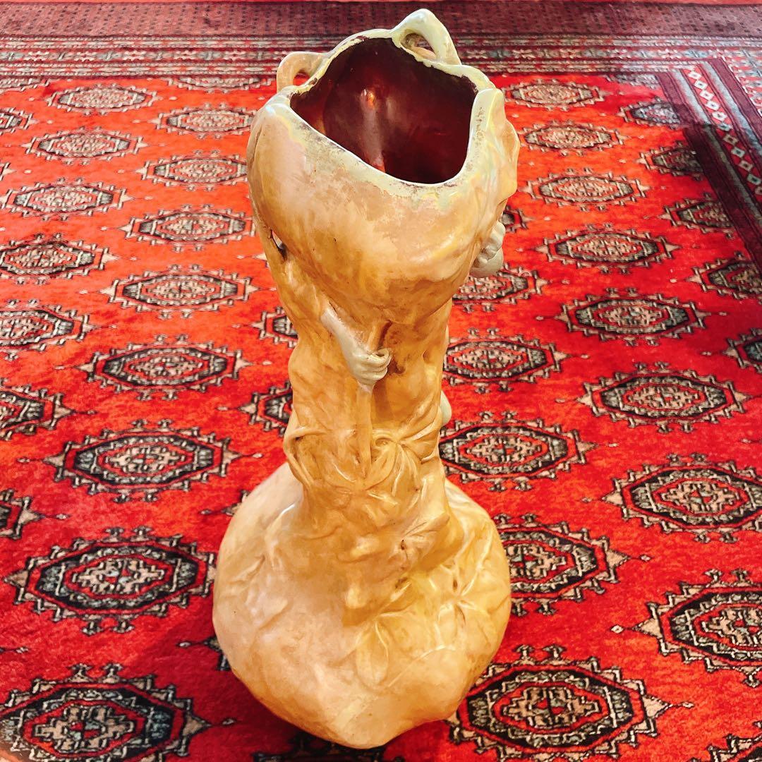 アーネスト・ブシエール　アール・ヌーヴォー　陶芸　美術品　アンティーク