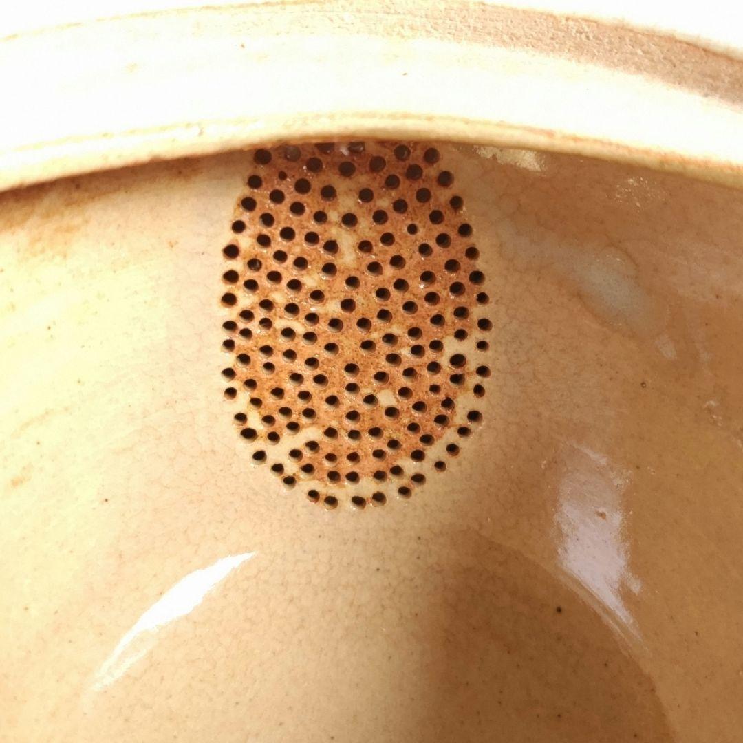 朝日焼　朝日窯　煎茶碗　汲出６　湯冷まし１　御本手　煎茶道具／宝瓶１はおまけ