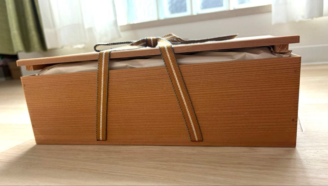 平安象彦京漆器 「松喰鶴」手文庫　桐箱入り