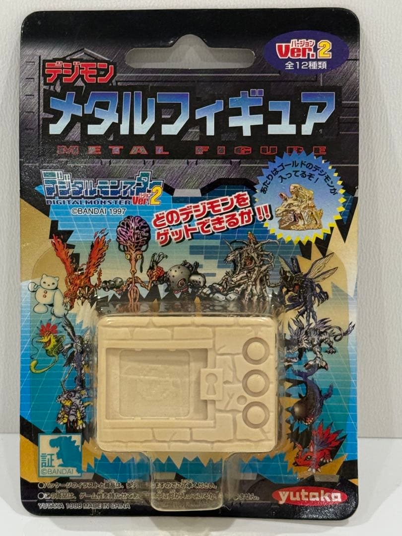 絶版97'限定/デジモンのメタルフィギュアVer2白☆新品完全未開封未展示