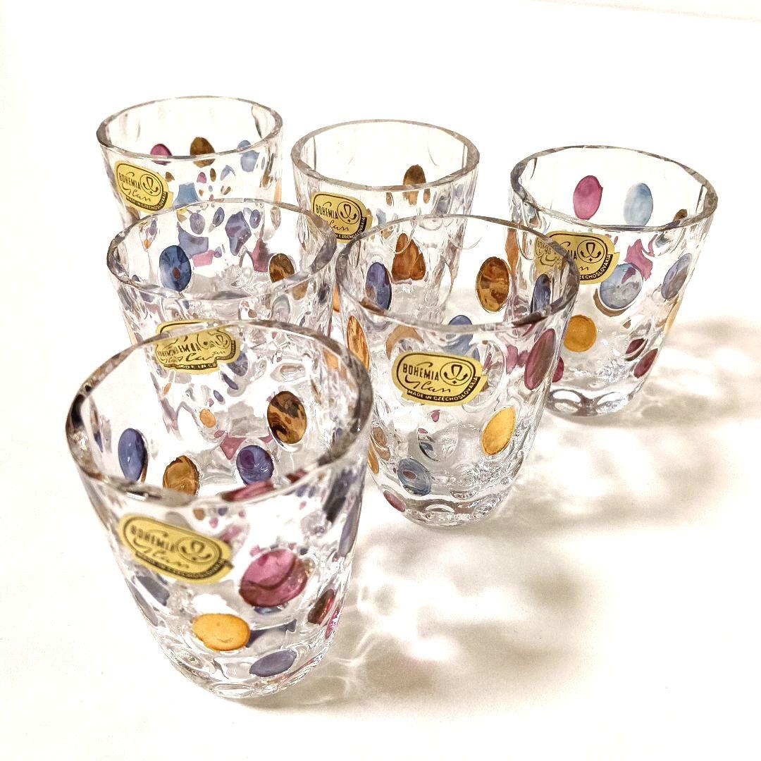 未使用 BOHEMIA ボヘミア デカンタ デキャンタ グラス 6客 レア