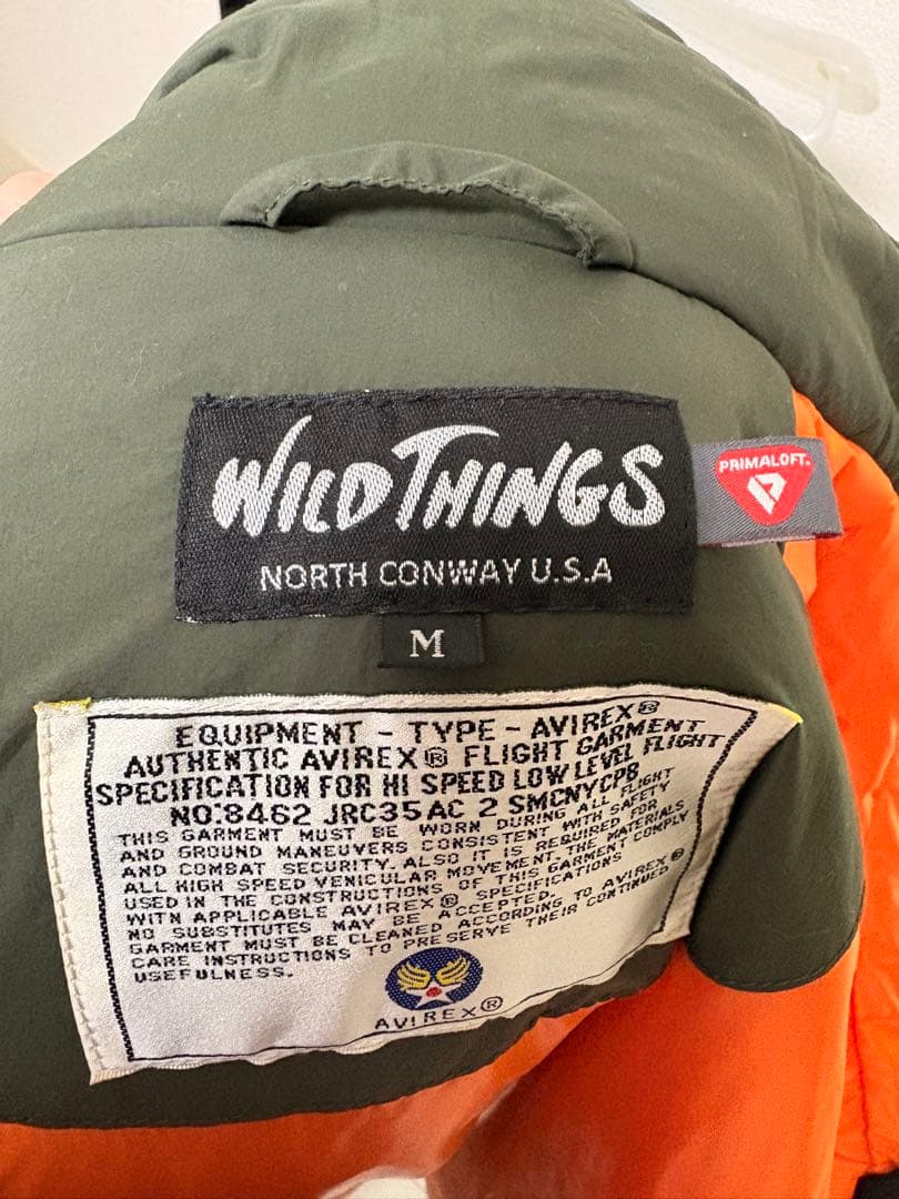 WILDTHINGS AVIREX ハッピージャケット ワイルドシングスM 美品