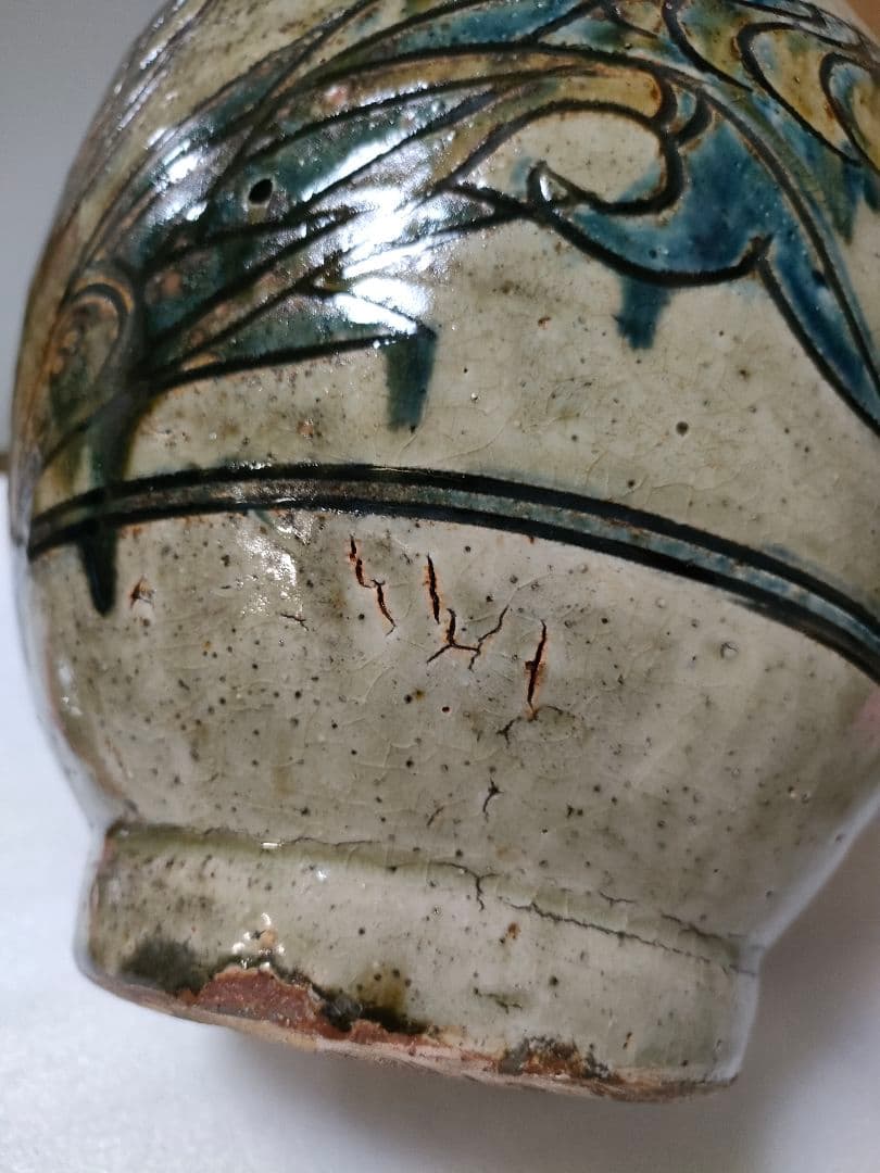 やまちゃん様専用 河井寛次郎作青緑釉彫竹林文四方立皿 検森の中の竹林