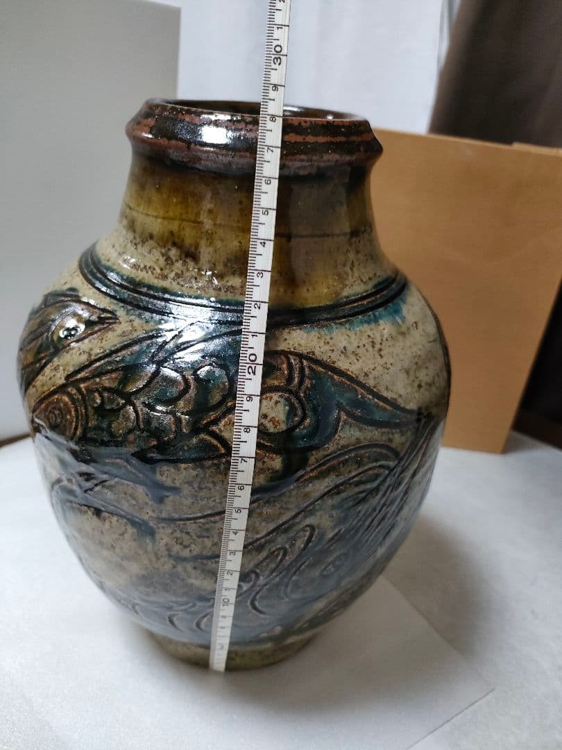 324) ぐい呑(4) 鳴海織部 佐々木 正作