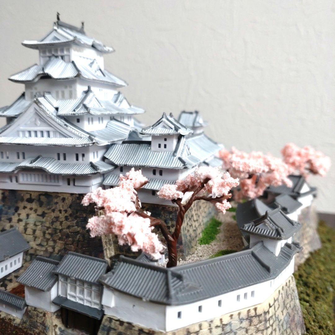 姫路城 プラモデル 組立済完成品 桜バージョン - メルカリ