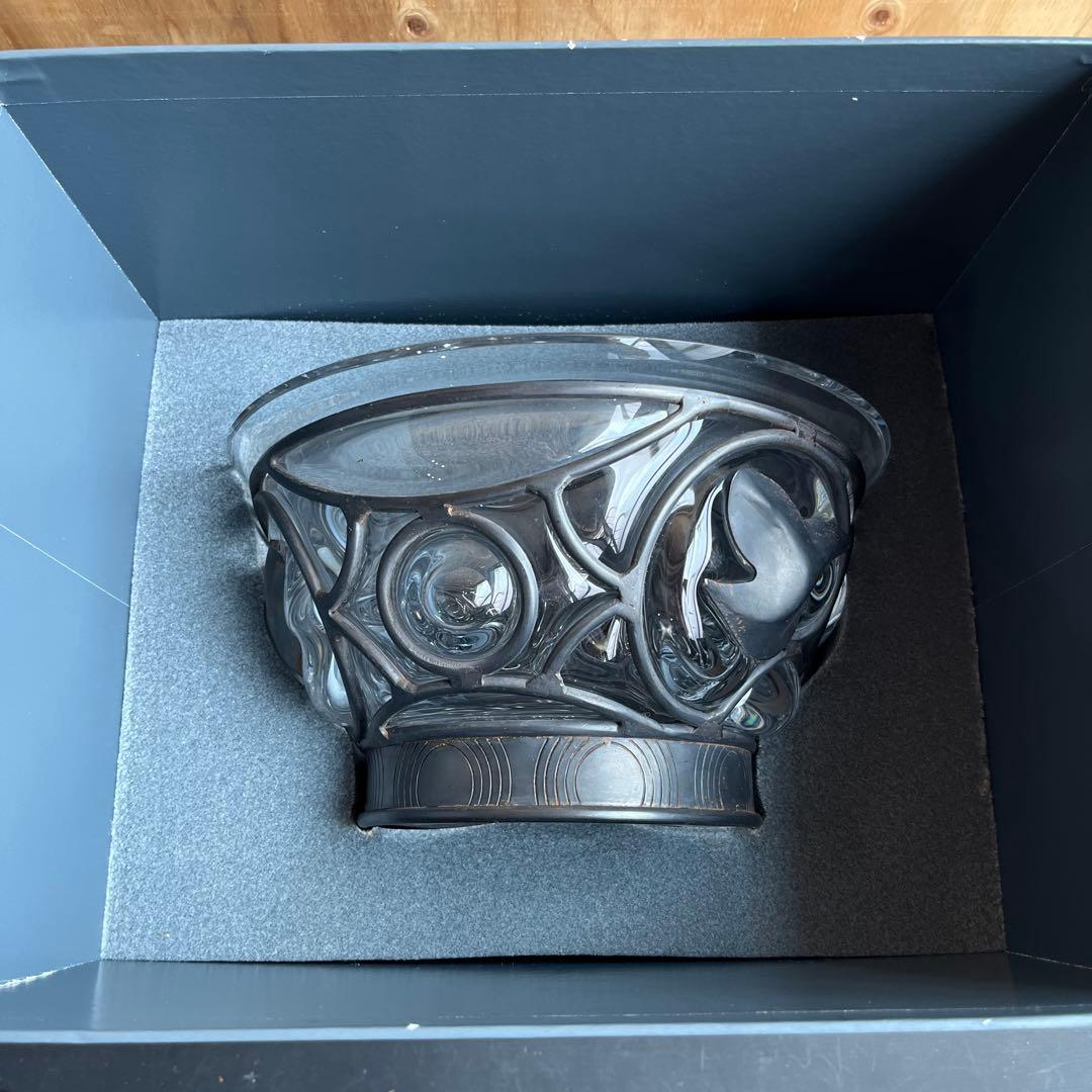 超希少」クリスタルガラス ボウル ドーム クペリエール アイアン 工藝