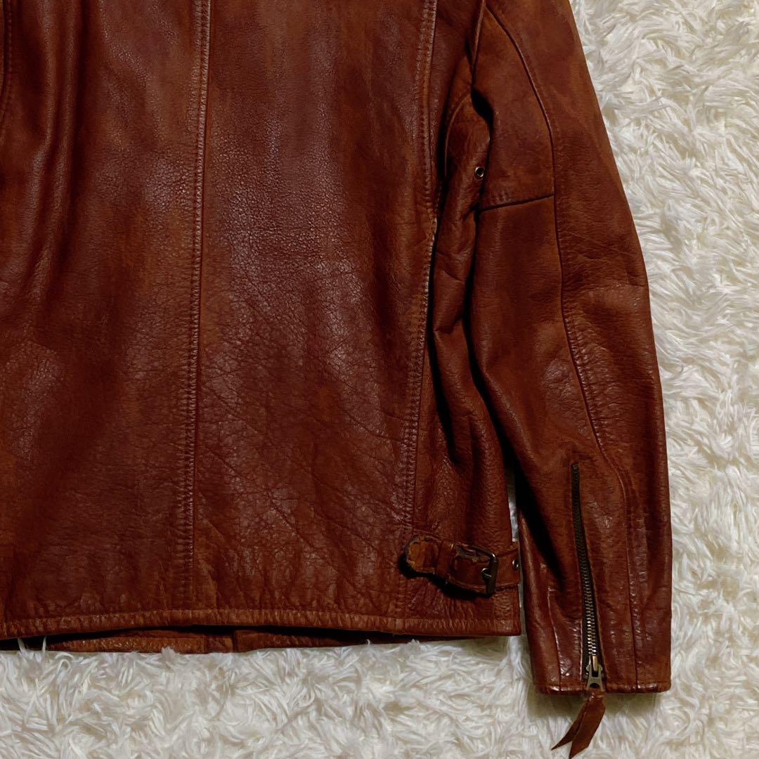 希少⭐️ ショット レザージャケット クラシックレーサー USDD加工