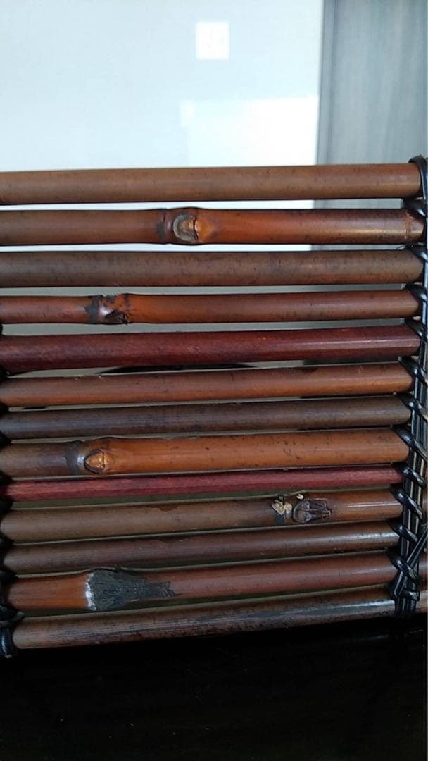 竹細工茶道具古道具竹花台そば猪口古竹