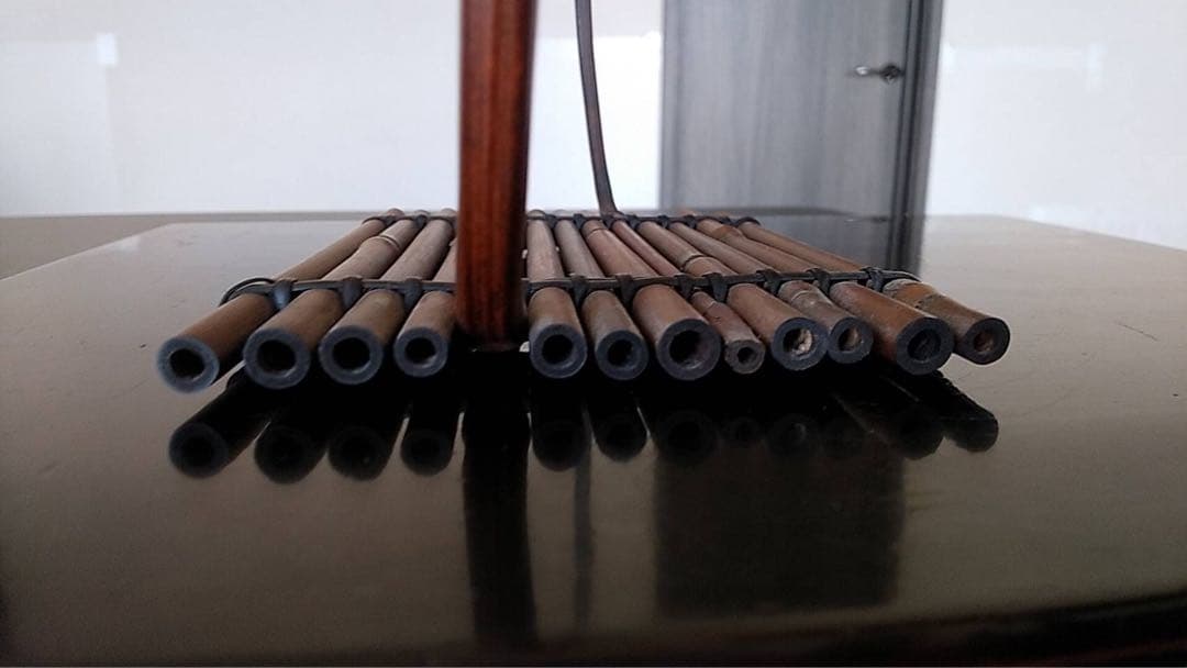 竹細工茶道具古道具竹花台そば猪口古竹