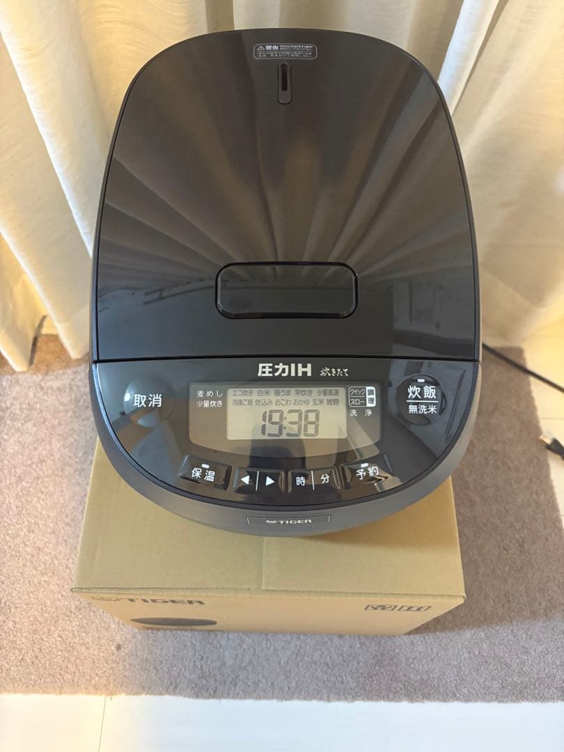 専用 極美品 タイガー 圧力IHジャー 炊飯器 JPV-N180K 1升炊き