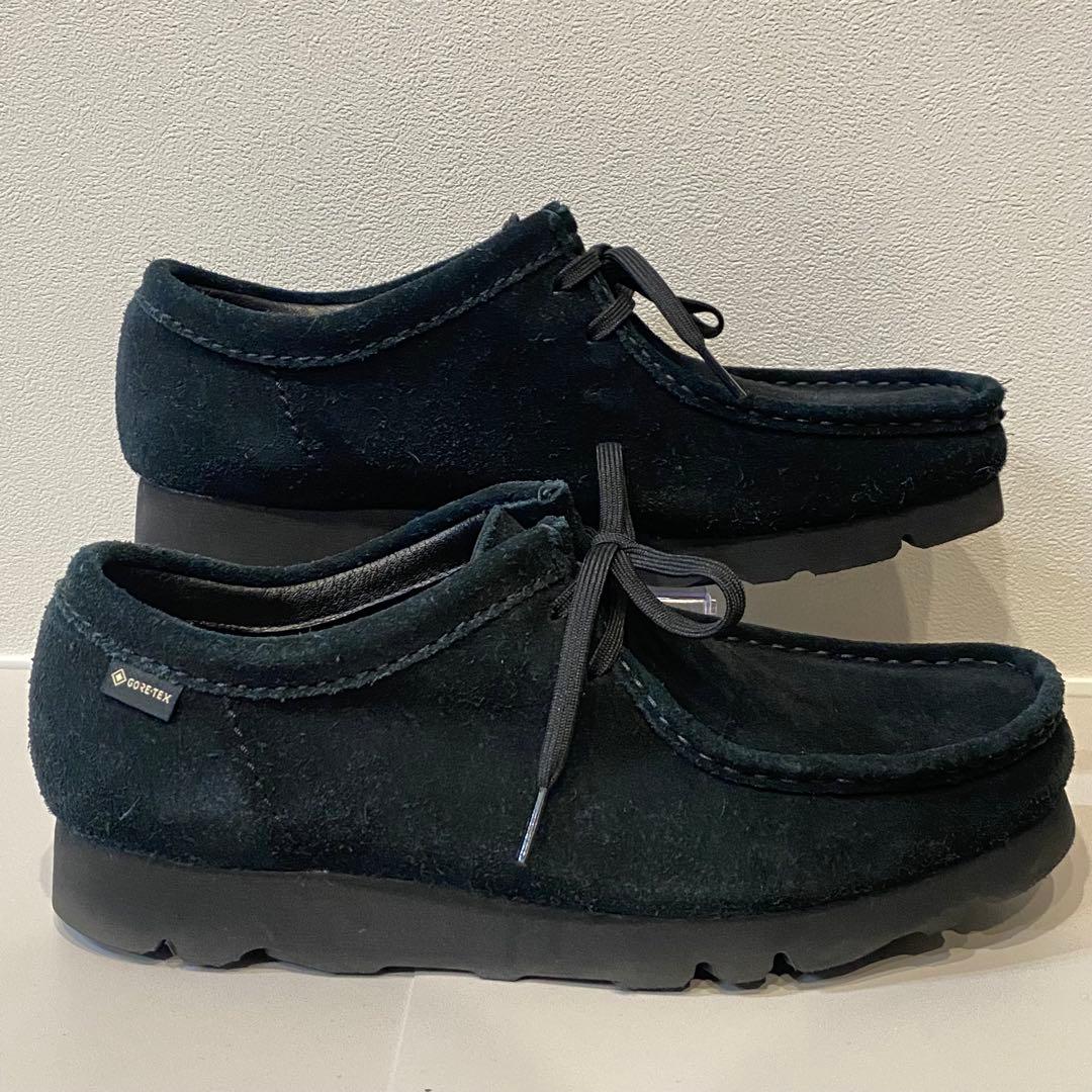 クラークス ワラビー GORE-TEX ブラック Clarks UK8 26.5