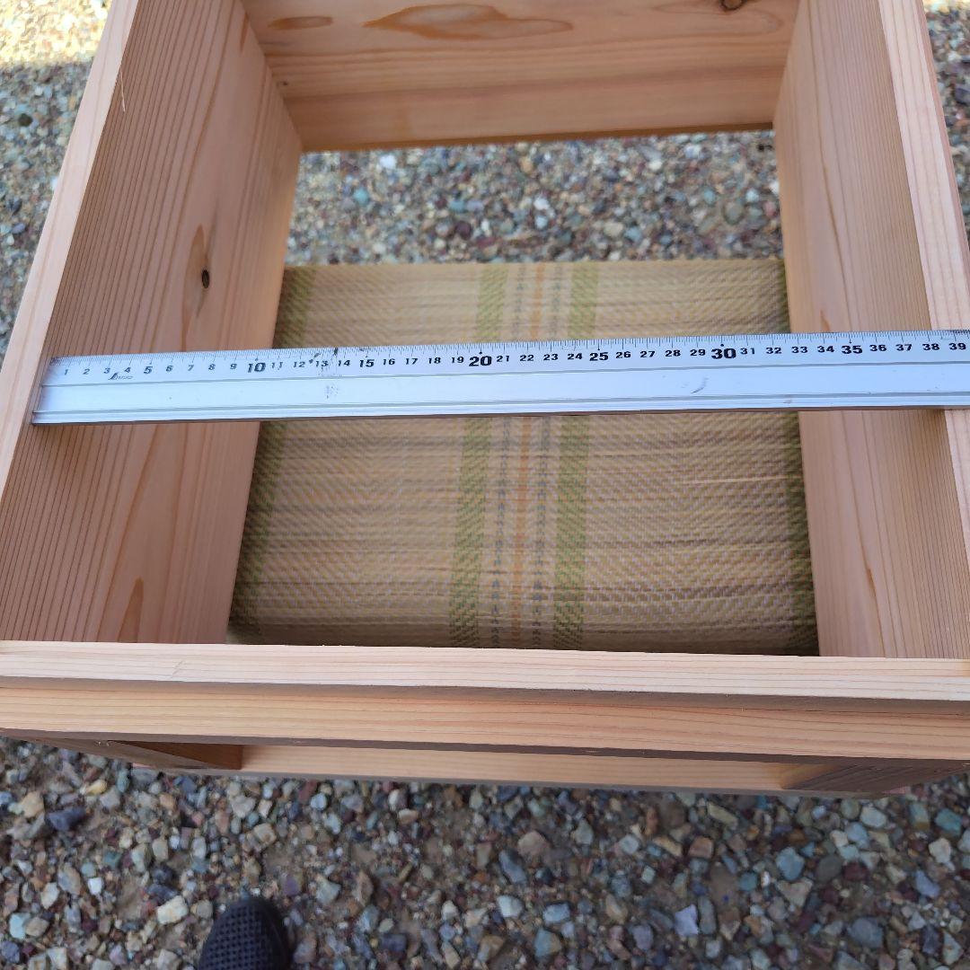 西洋蜜蜂の巣箱、杉板材使用 （10枚かけ）二段使用 縦54㎝✕横45✕高60