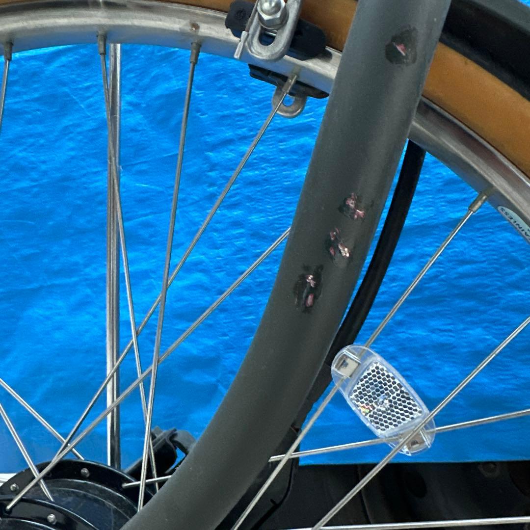 ブリヂストン 電動アシスト自転車FRONTIA DX カーキ 26インチ