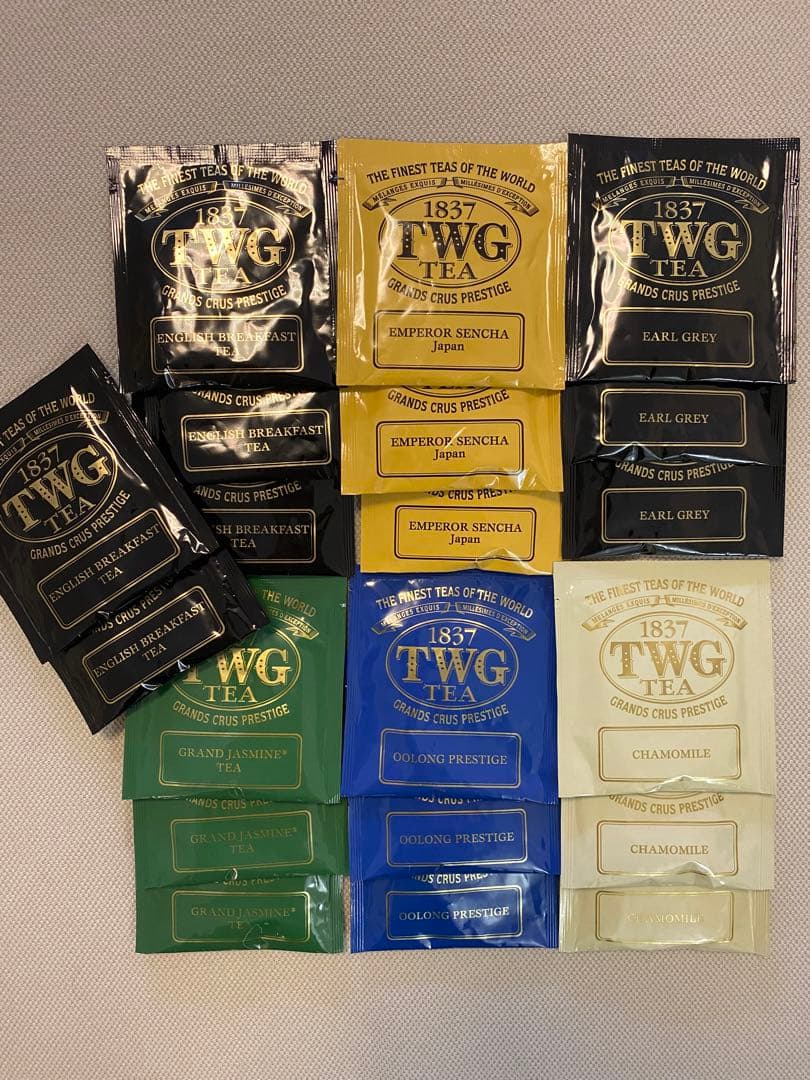 TWG Tea 】グランクリュ プレステージ 20パック 全6種類 20パック