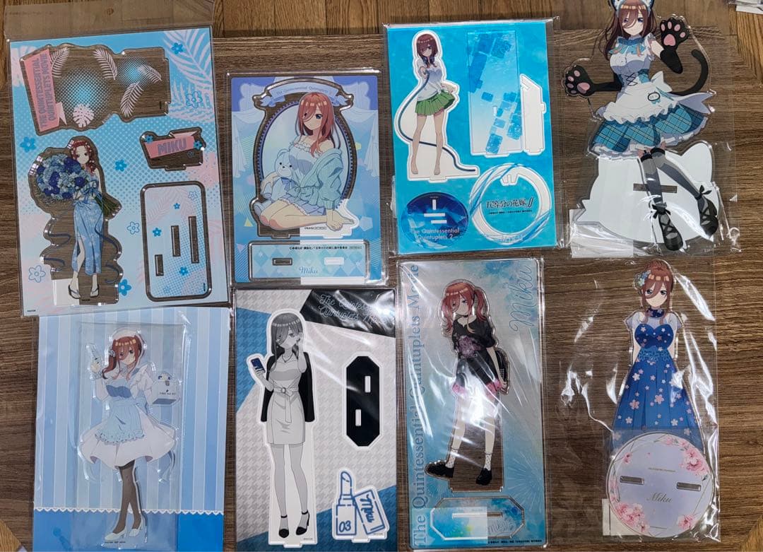 中野三玖アクリルスタンド未開封まとめ売り　（ハイチュウ懸賞）