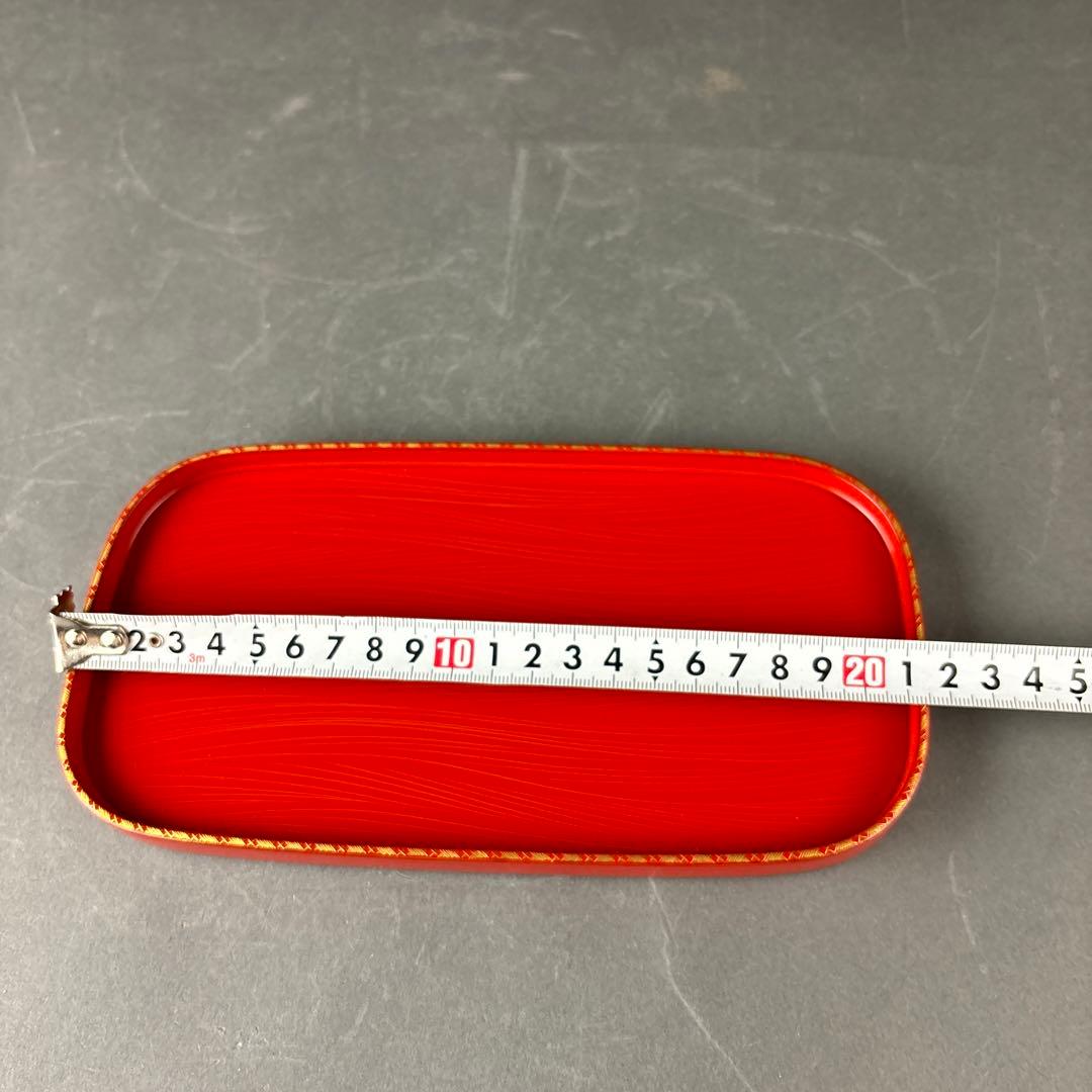 輪島塗　銘々皿　5客　塗師　大徹　共箱