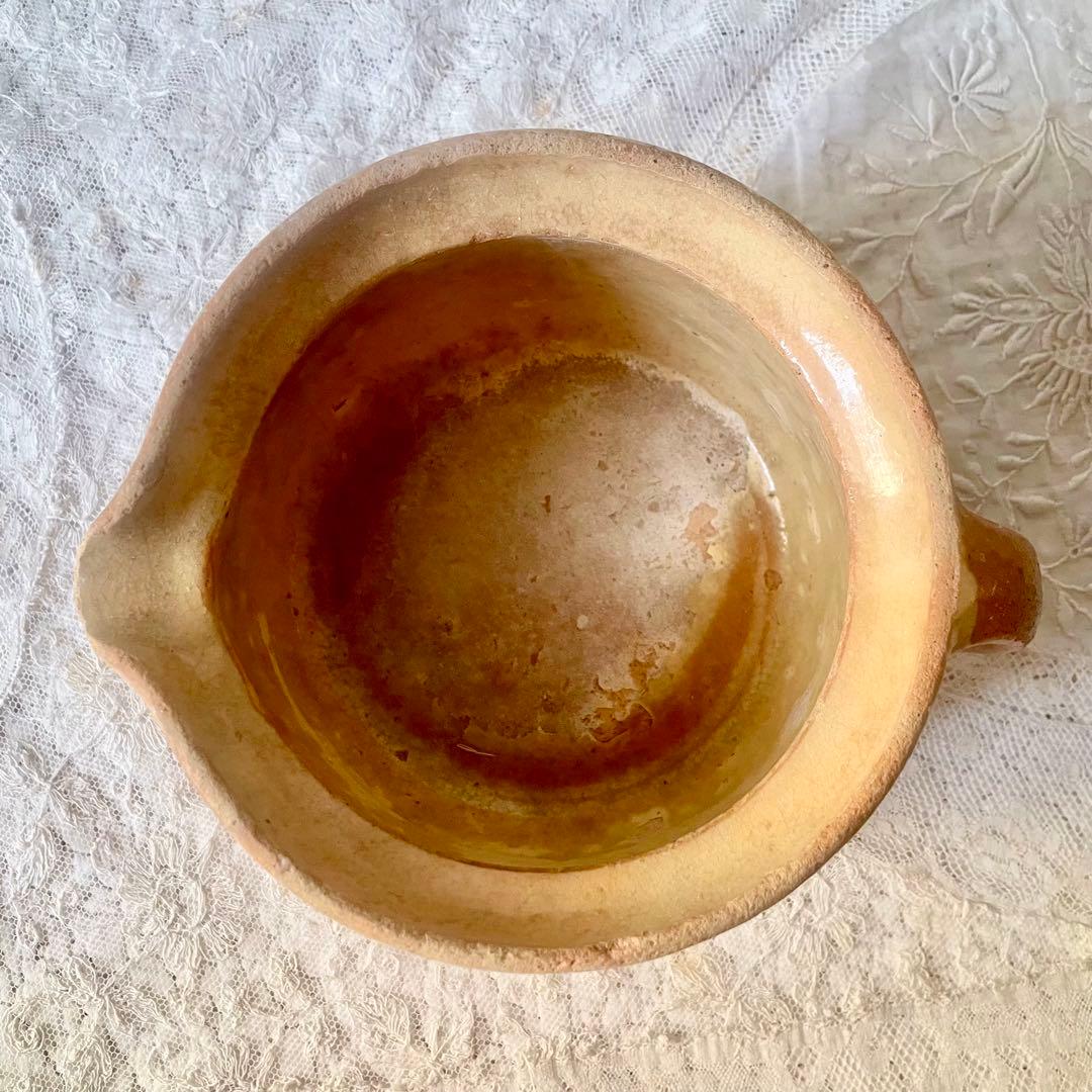 南仏陶器パテポット コンフィ フランスアンティーク フラワーベース