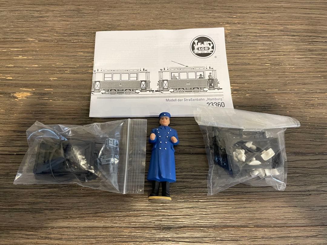 Gゲージ LGB ハンブルグ路面電車2両セット