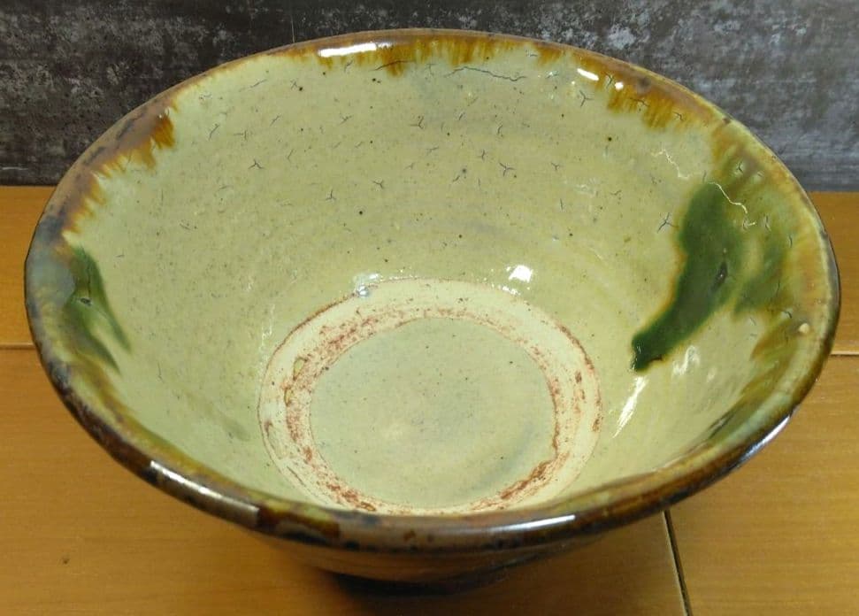 人間国宝 金城次郎 魚紋茶碗 栞 共箱 美品 壺屋焼 壷屋焼