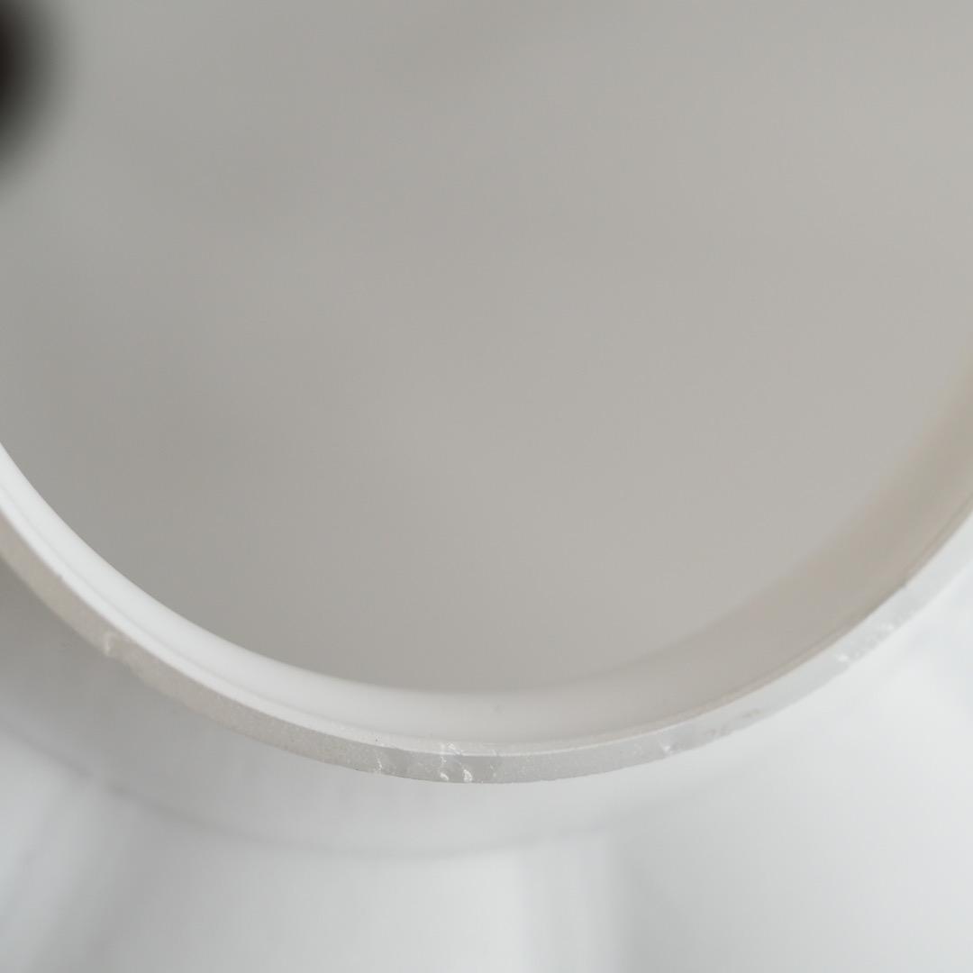 大正ガラス シェードランプ / ヴィンテージ 白 ミルクガラス