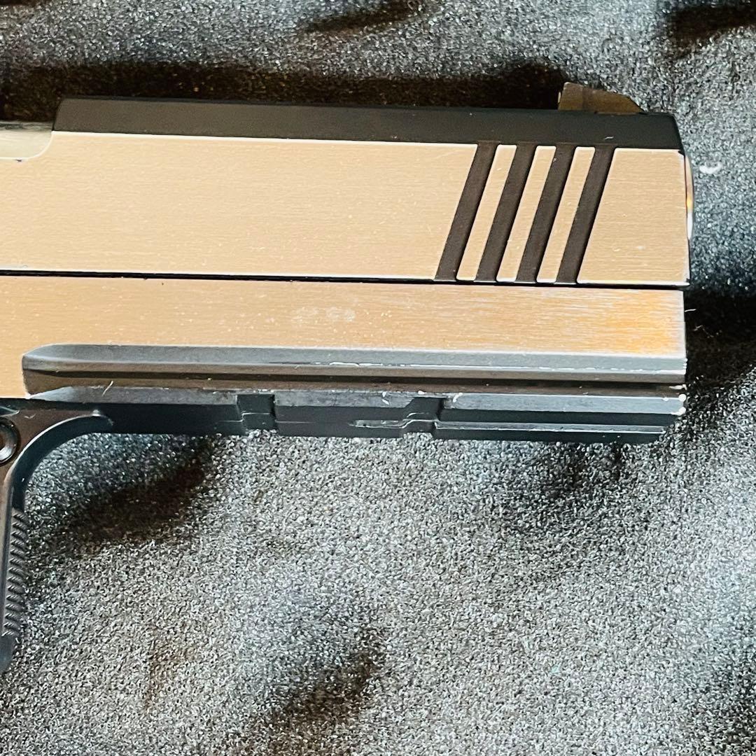 東京マルイ ガスブローバック ハイキャパカスタム デュアルステンレス　ガスガン